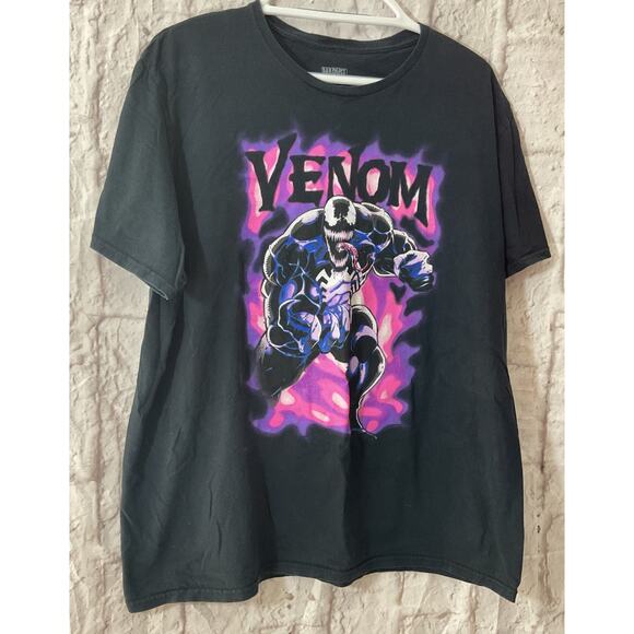 Marvel Venom Comic T Shirt Size XL Unisex Black Multi - Picture 1 of 6